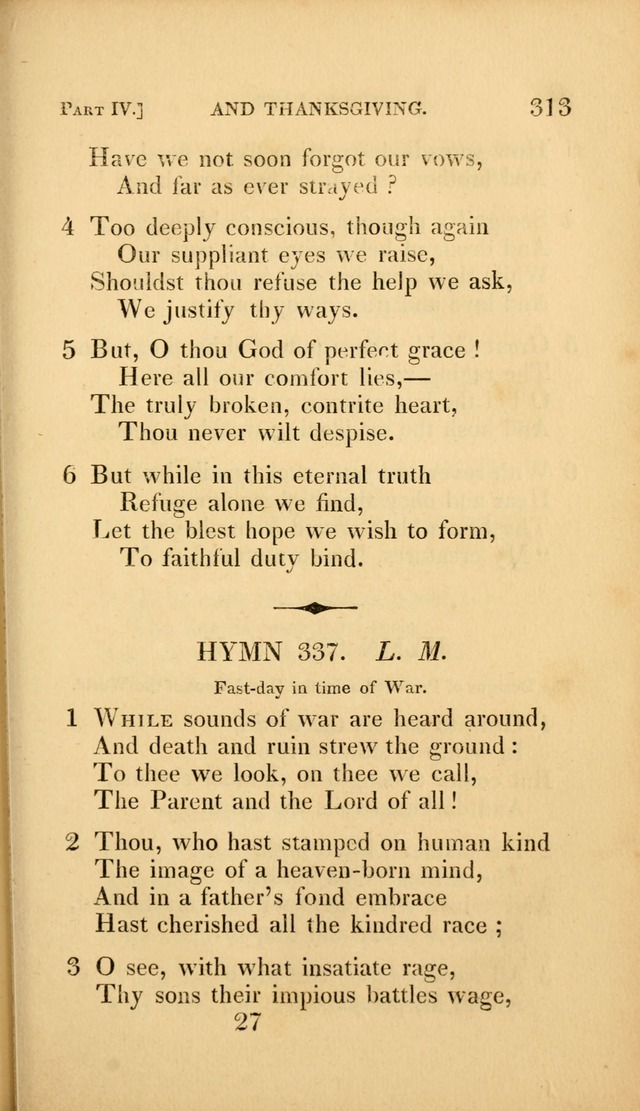 A Selection of Hymns and Psalms: for social and private worship (3rd ed. corr.) page 325