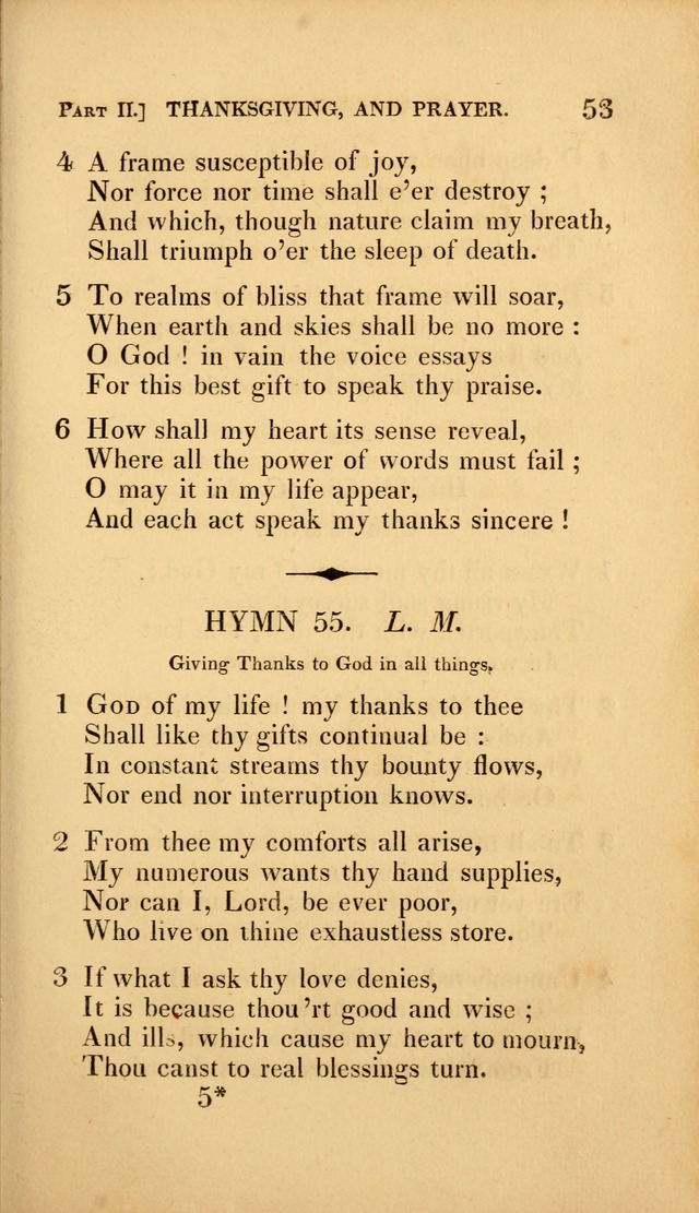 A Selection of Hymns and Psalms: for social and private worship (3rd ed. corr.) page 53