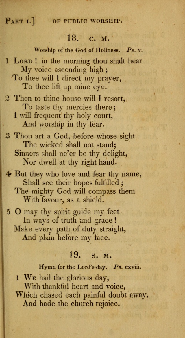 A Selection of Hymns and Psalms for Social and Private Worship (6th ed.) page 15