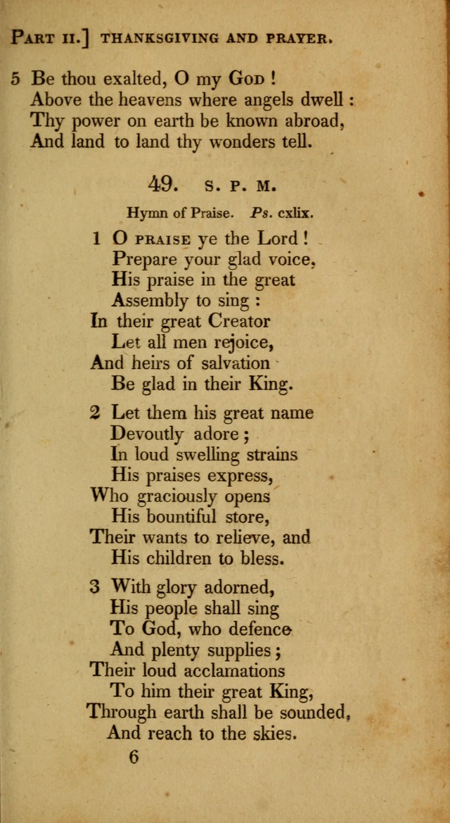A Selection of Hymns and Psalms for Social and Private Worship (6th ed.) page 43
