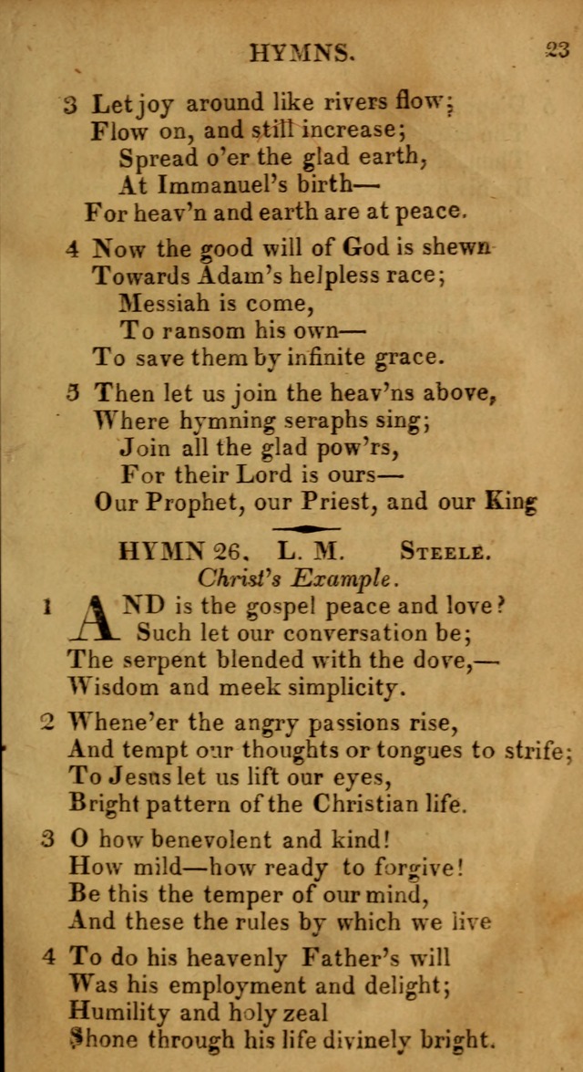 Selection of Hymns, for Public Worship designed to be used with Watts