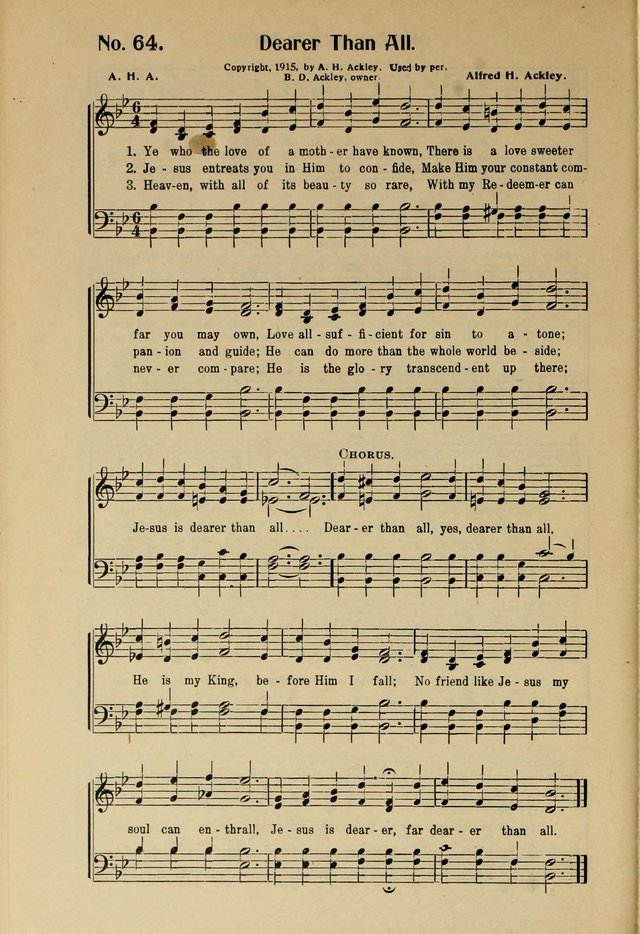 Songs of Help: for the Sunday school, evangelistic and church services page 64