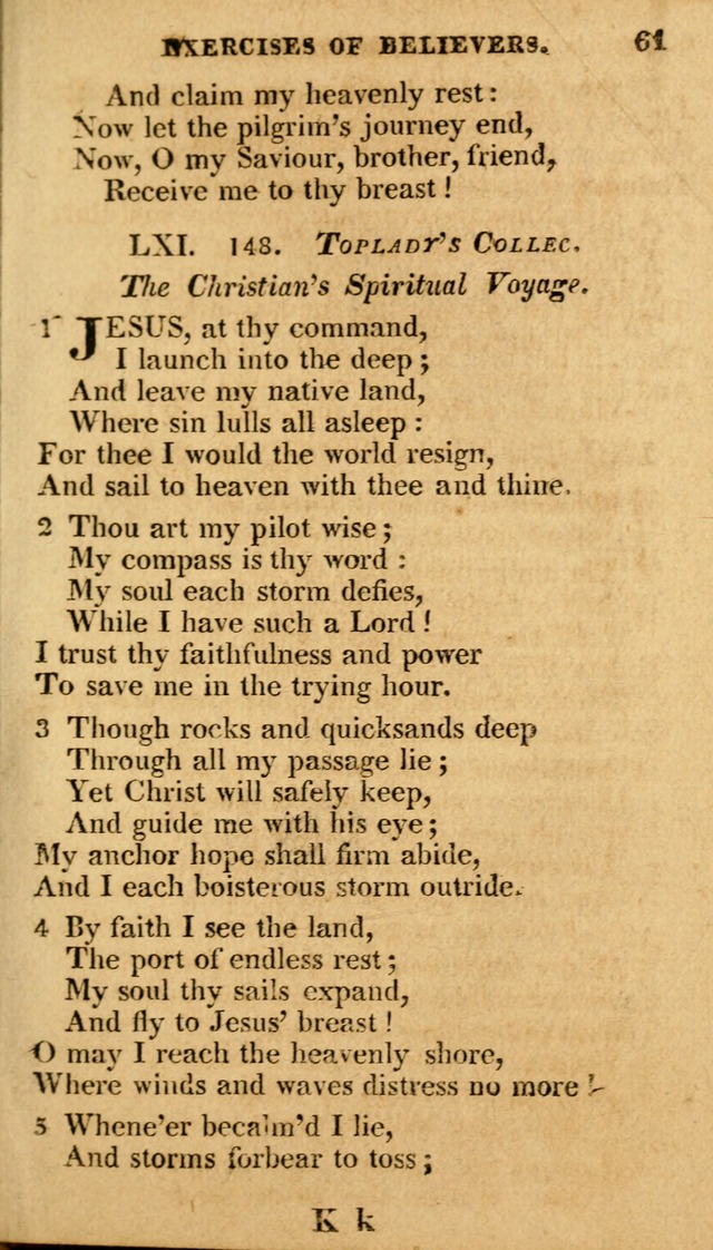 A Selection of Hymns and Spiritual Songs: in two parts, part I. containing the hymns; part II. containing the songs...(3rd ed. corr. and enl. by author) page 382