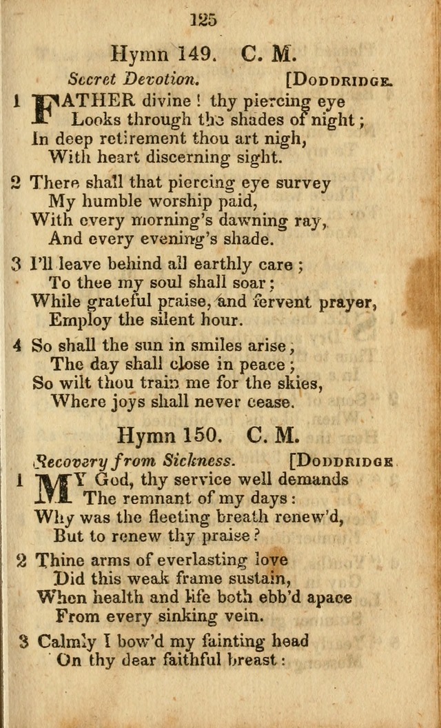 Selection of Hymns for the Sunday School Union of the Methodist Episcopal Church page 125