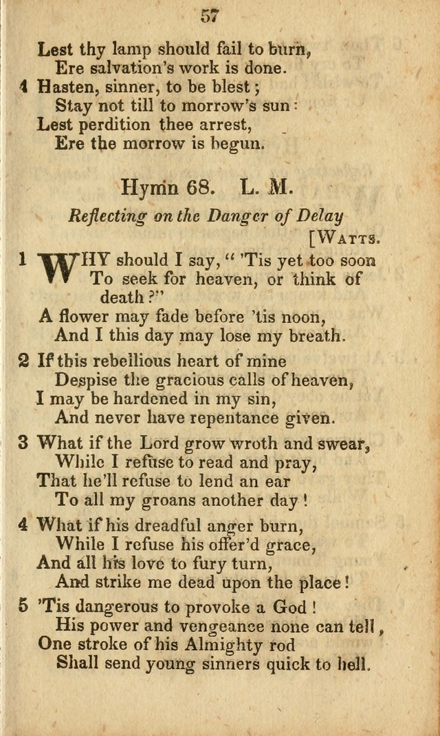 Selection of Hymns for the Sunday School Union of the Methodist Episcopal Church page 57
