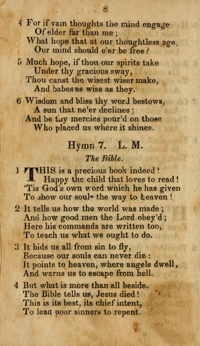 Selection of Hymns for the Sunday School Union of the Methodist Episcopal Church page 8