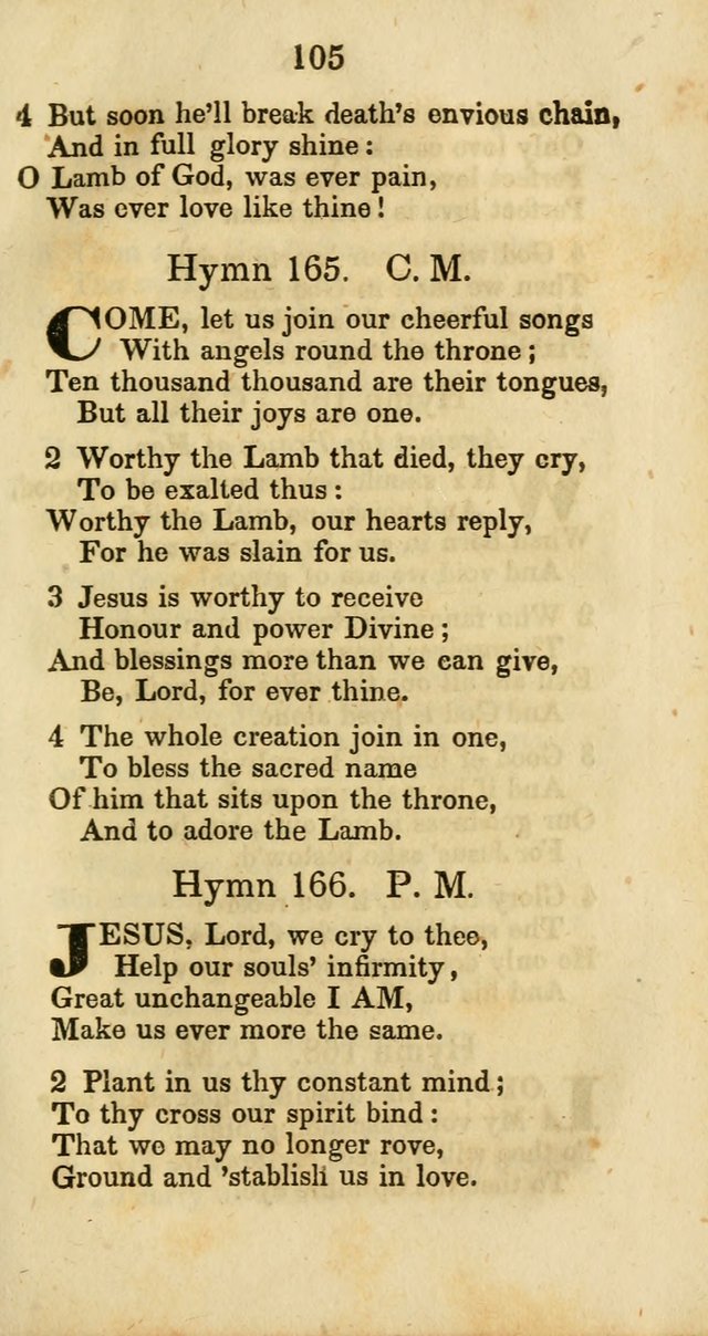 Selection of Hymns for the Sunday School Union of the Methodist Episcopal Church page 105