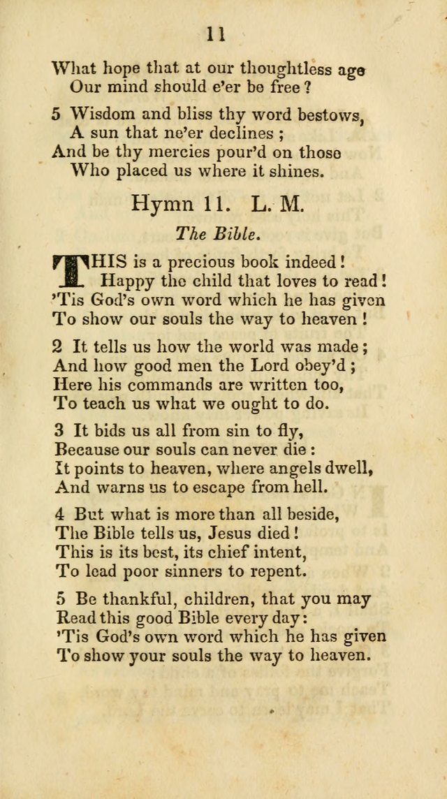 Selection of Hymns for the Sunday School Union of the Methodist Episcopal Church page 11