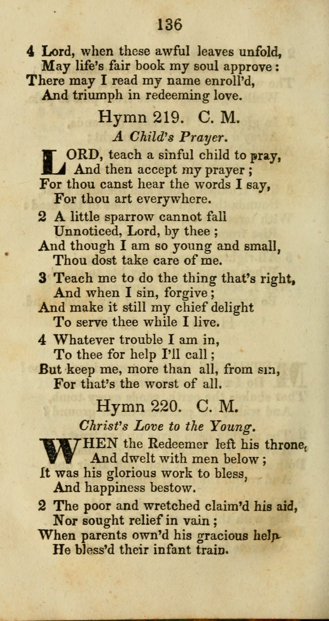 Selection of Hymns for the Sunday School Union of the Methodist Episcopal Church page 136
