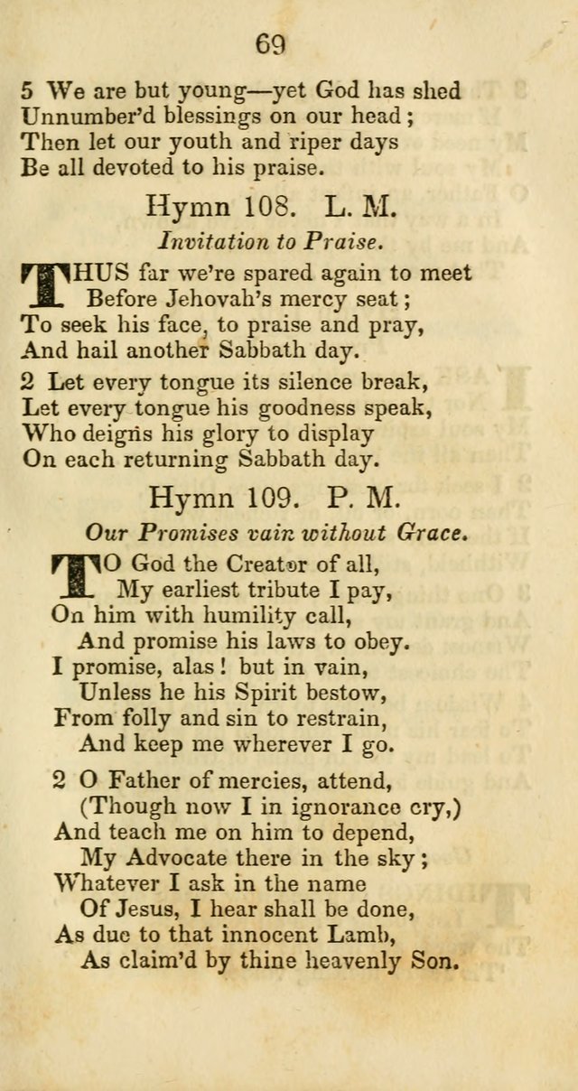 Selection of Hymns for the Sunday School Union of the Methodist Episcopal Church page 69