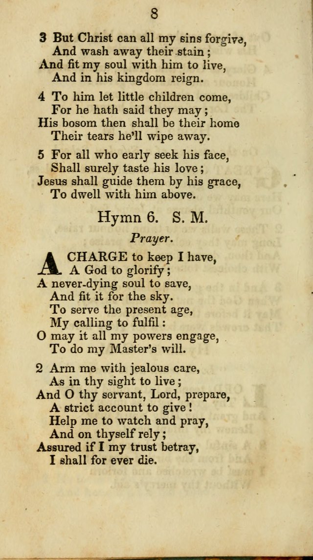 Selection of Hymns for the Sunday School Union of the Methodist Episcopal Church page 8