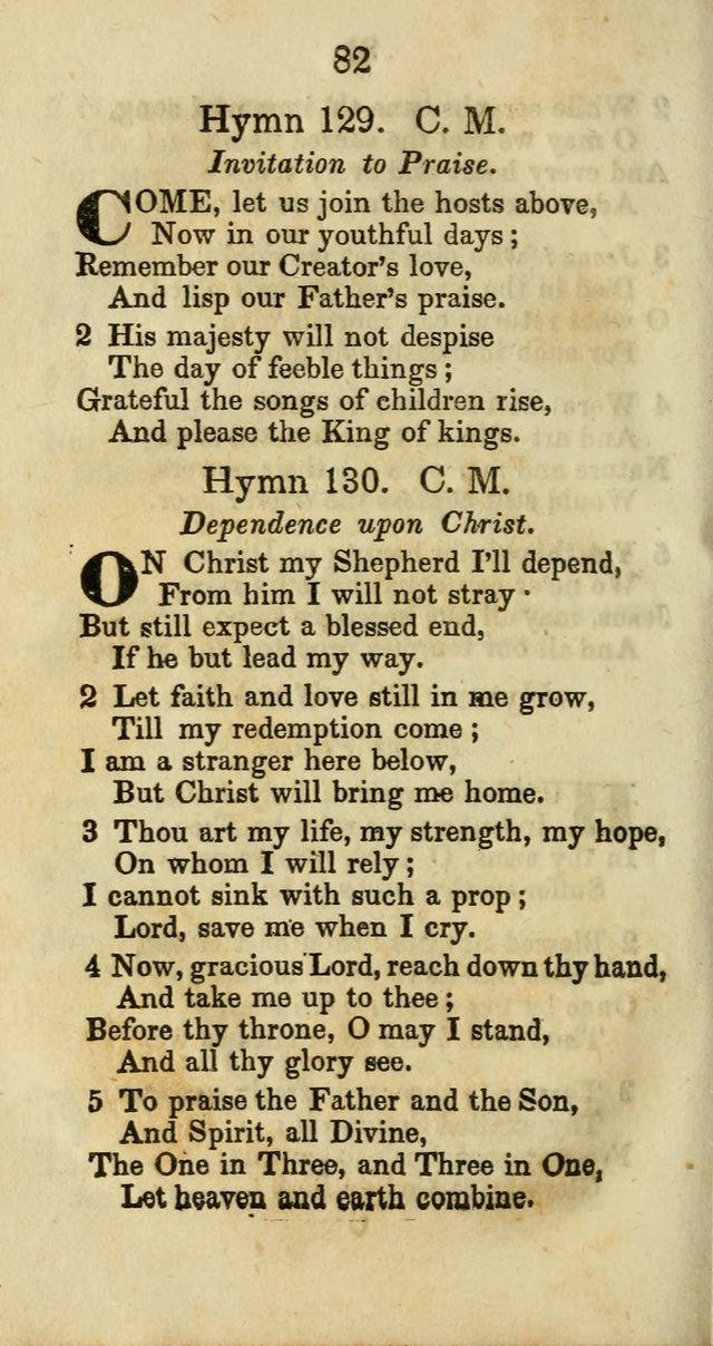 Selection of Hymns for the Sunday School Union of the Methodist Episcopal Church page 82