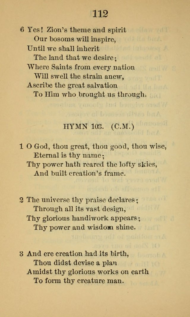 Sacred Hymns and Spiritual Songs, for the Church of Jesus Christ of Latter-Day Saints. (14th ed.) page 115