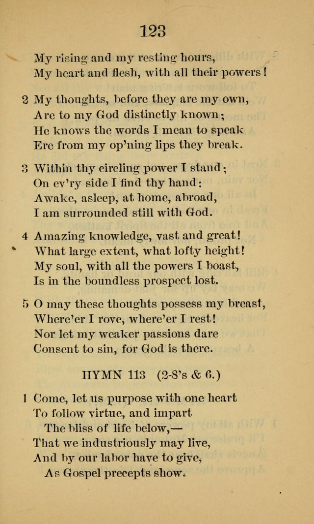 Sacred Hymns and Spiritual Songs, for the Church of Jesus Christ of Latter-Day Saints. (14th ed.) page 126