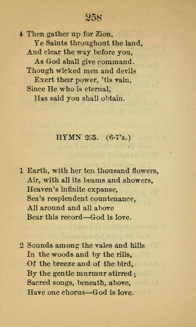 Sacred Hymns and Spiritual Songs, for the Church of Jesus Christ of Latter-Day Saints. (14th ed.) page 261