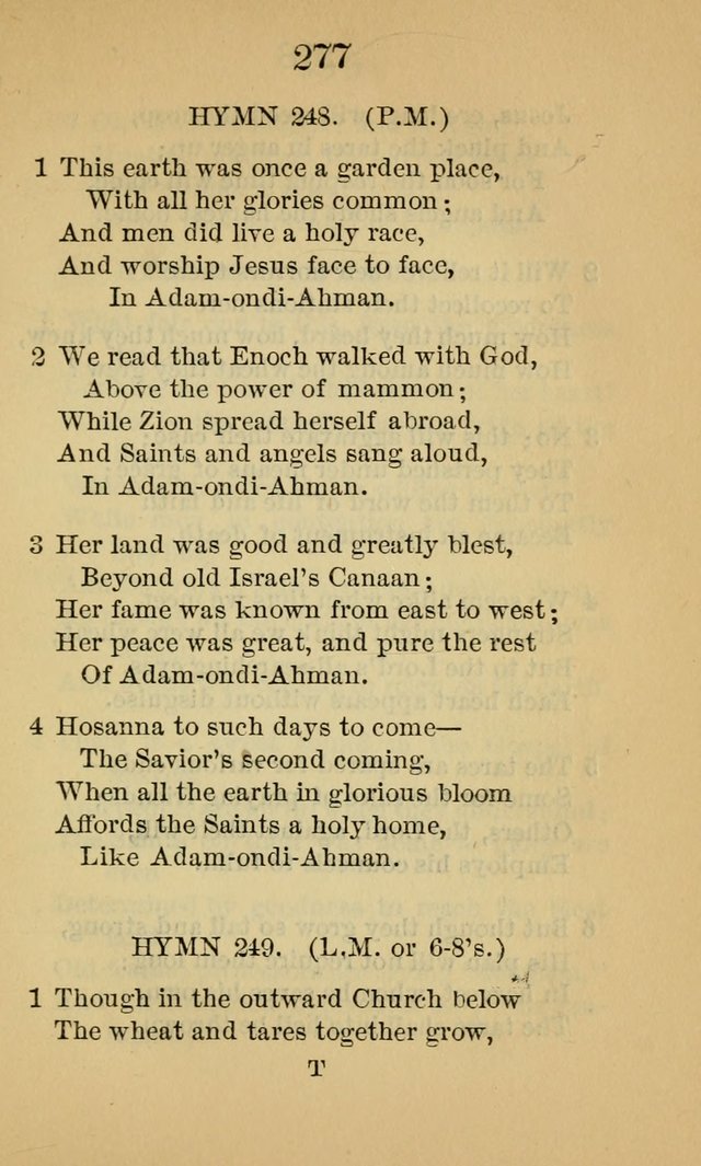 Sacred Hymns and Spiritual Songs, for the Church of Jesus Christ of Latter-Day Saints. (14th ed.) page 280