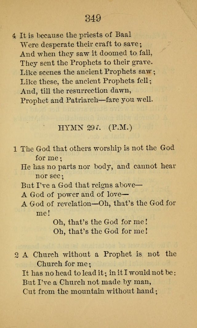 Sacred Hymns and Spiritual Songs, for the Church of Jesus Christ of Latter-Day Saints. (14th ed.) page 352