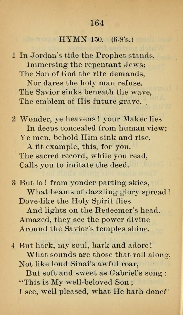 Sacred Hymns and Spiritual Songs for the Church of Jesus Christ of Latter-Day Saints (20th ed.) page 164