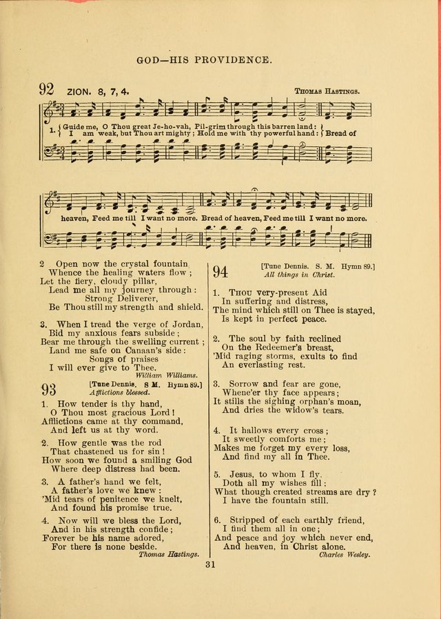Sacred Hymns and Tunes: designed to be used by the Wesleyan Methodist Connection (or Church) of America page 31