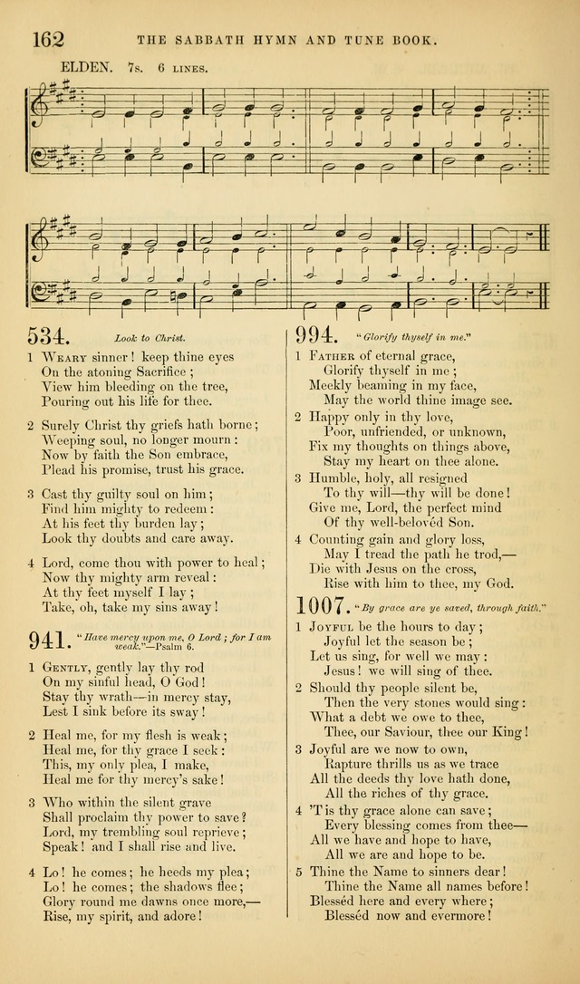 The Sabbath Hymn and Tune Book: for the service of song in the house of  the Lord page 164