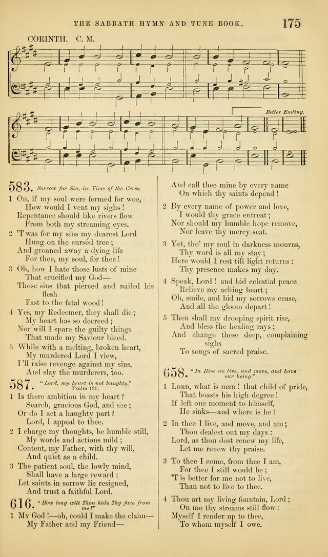 The Sabbath Hymn and Tune Book: for the service of song in the house of  the Lord page 177