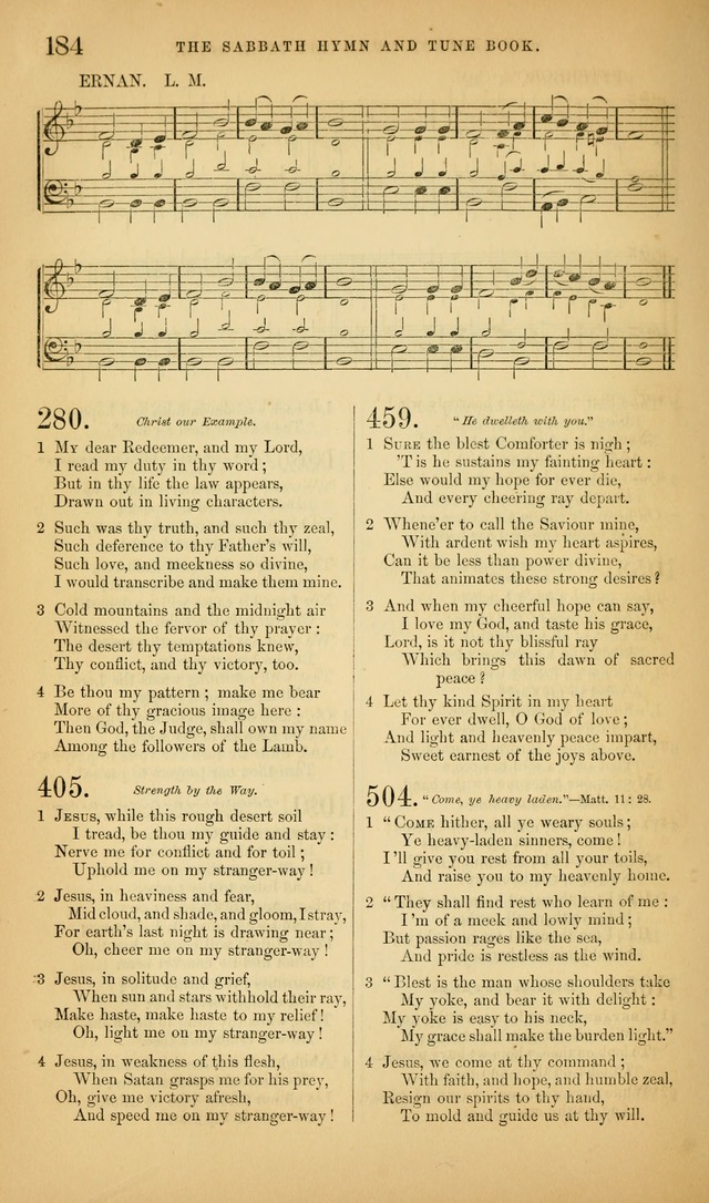 The Sabbath Hymn and Tune Book: for the service of song in the house of  the Lord page 186