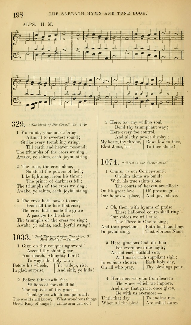 The Sabbath Hymn and Tune Book: for the service of song in the house of  the Lord page 200