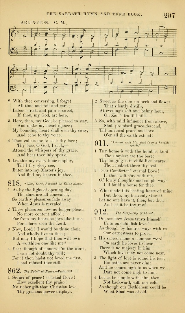 The Sabbath Hymn and Tune Book: for the service of song in the house of  the Lord page 209