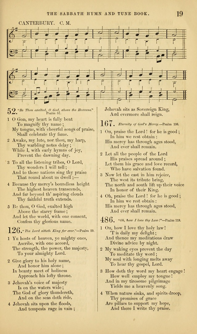 The Sabbath Hymn and Tune Book: for the service of song in the house of  the Lord page 21