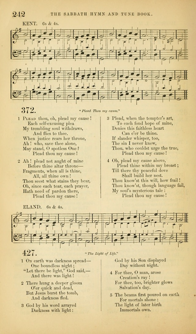 The Sabbath Hymn and Tune Book: for the service of song in the house of  the Lord page 244