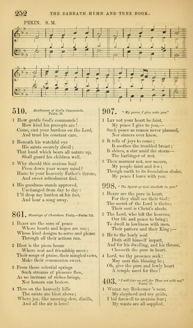 The Sabbath Hymn and Tune Book: for the service of song in the house of  the Lord page 254