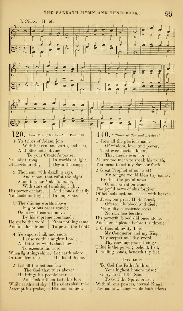 The Sabbath Hymn and Tune Book: for the service of song in the house of  the Lord page 27