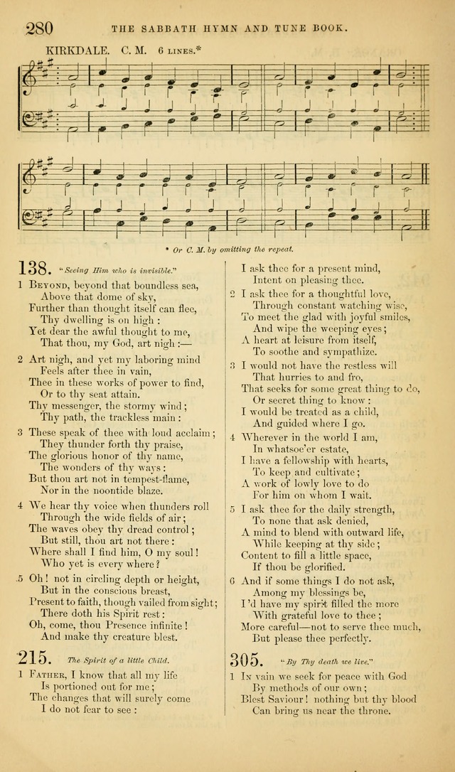 The Sabbath Hymn and Tune Book: for the service of song in the house of  the Lord page 282