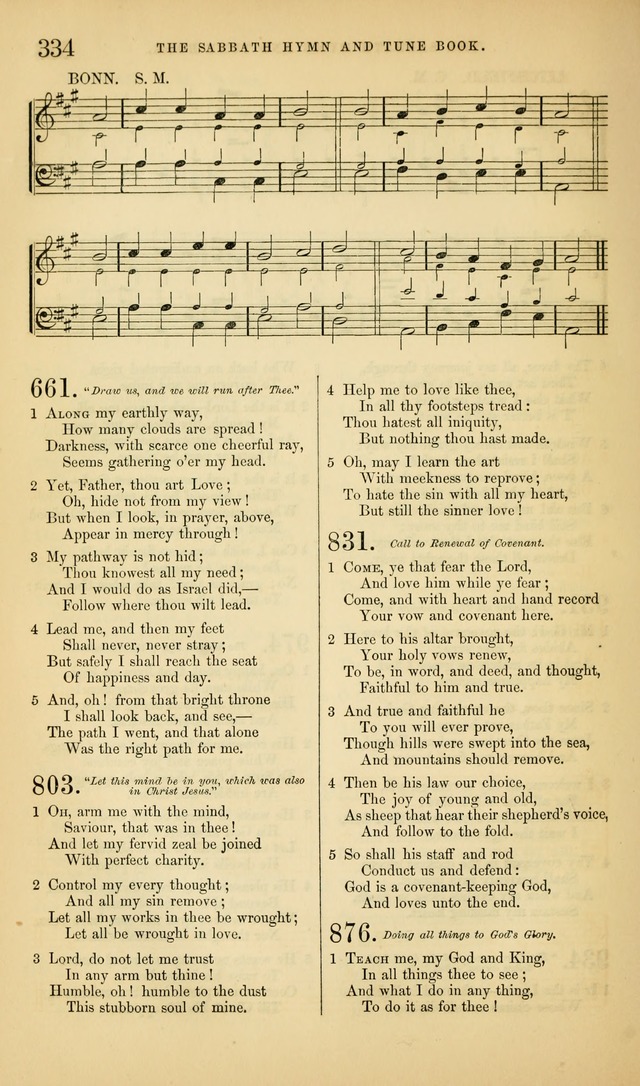 The Sabbath Hymn and Tune Book: for the service of song in the house of  the Lord page 336