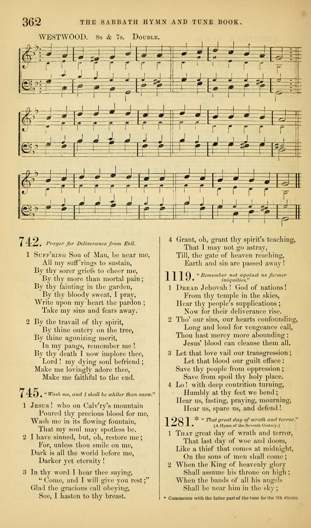 The Sabbath Hymn and Tune Book: for the service of song in the house of  the Lord page 364