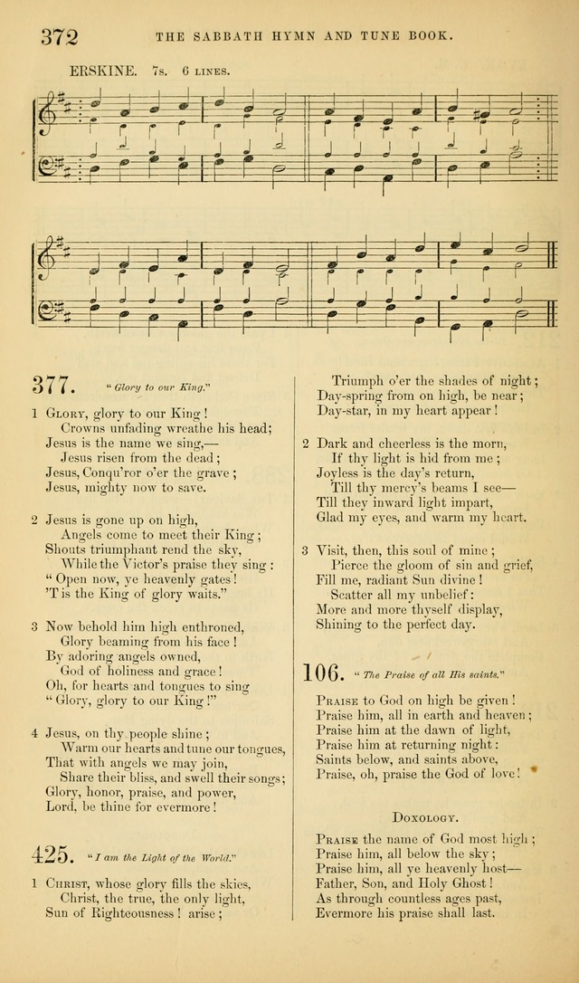 The Sabbath Hymn and Tune Book: for the service of song in the house of  the Lord page 374