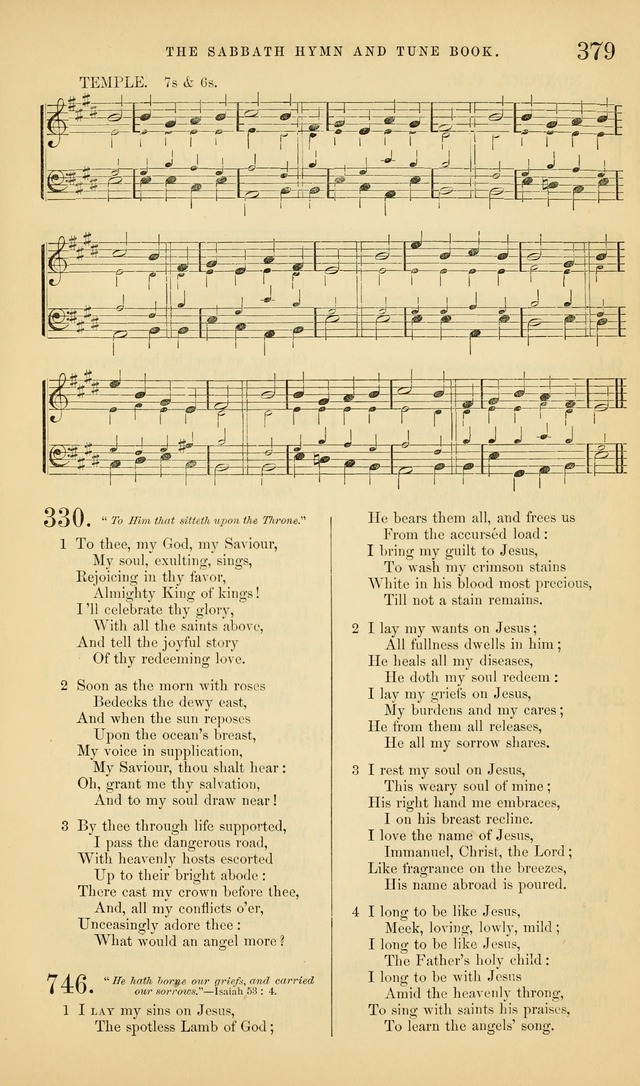 The Sabbath Hymn and Tune Book: for the service of song in the house of  the Lord page 381