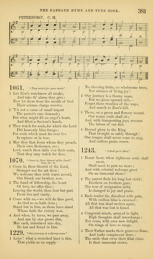 The Sabbath Hymn and Tune Book: for the service of song in the house of  the Lord page 383
