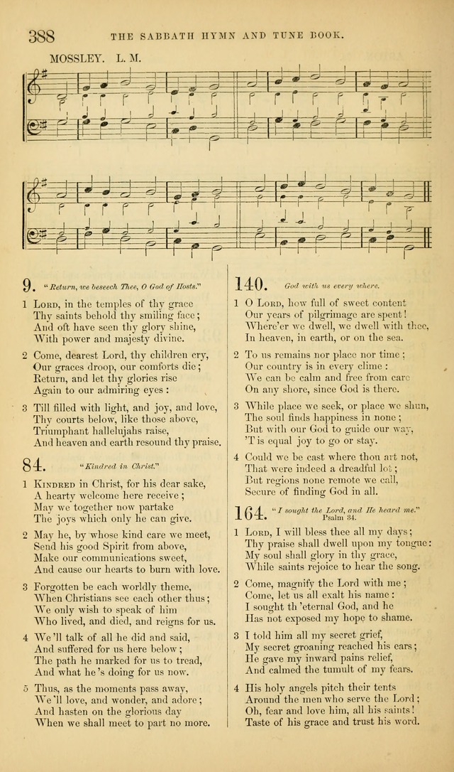 The Sabbath Hymn and Tune Book: for the service of song in the house of  the Lord page 390