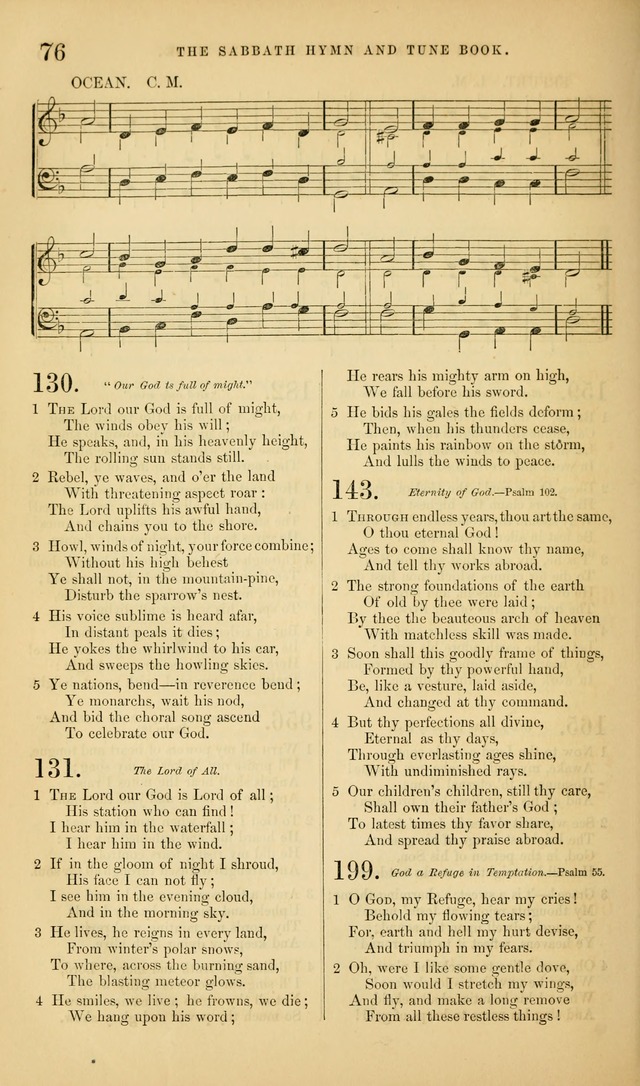 The Sabbath Hymn and Tune Book: for the service of song in the house of  the Lord page 78