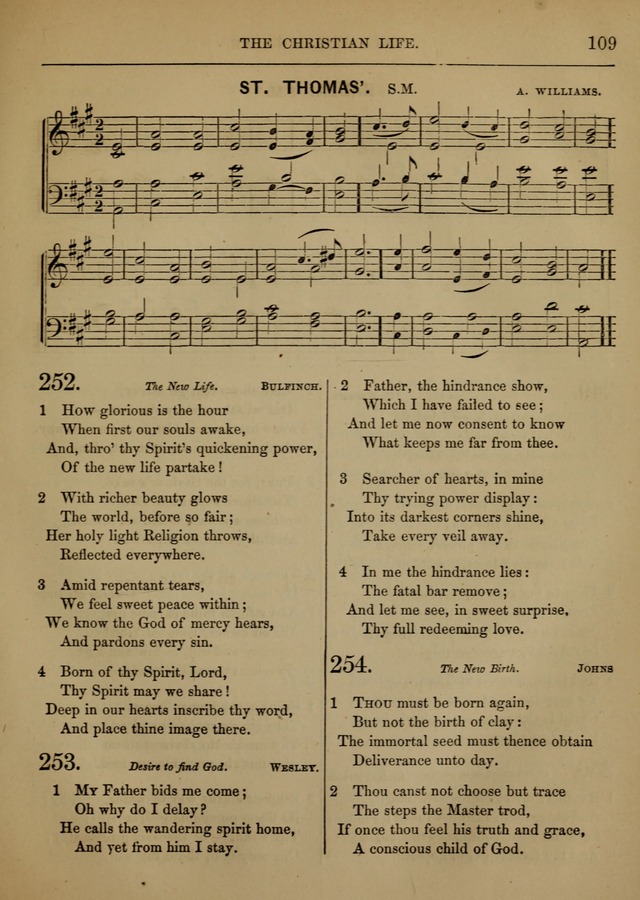 Social Hymns and Tunes, for the Conference and Prayer Meeting, and the Home with services and prayers page 105