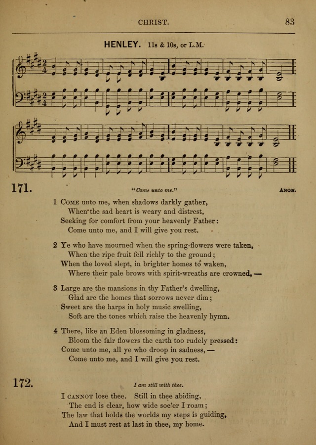 Social Hymns and Tunes, for the Conference and Prayer Meeting, and the Home with services and prayers page 79