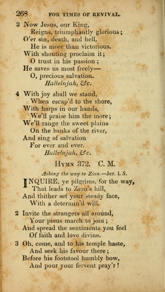 A Selection of Hymns for the Use of Social Religious Meetings and for Private Devotions. 7th ed. page 268