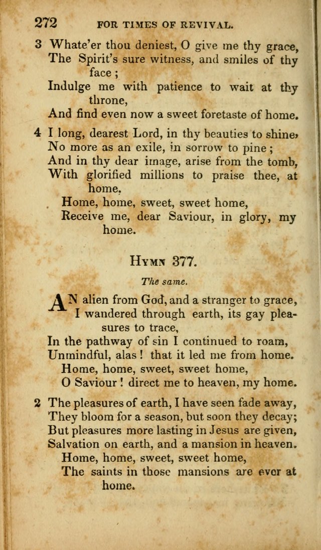 A Selection of Hymns for the Use of Social Religious Meetings and for Private Devotions. 7th ed. page 272