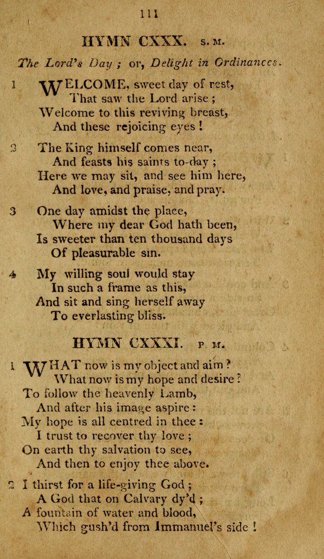 A Selection of Hymns, from Various Authors, Supplementary for the Use of Christians. 1st ed. page 116