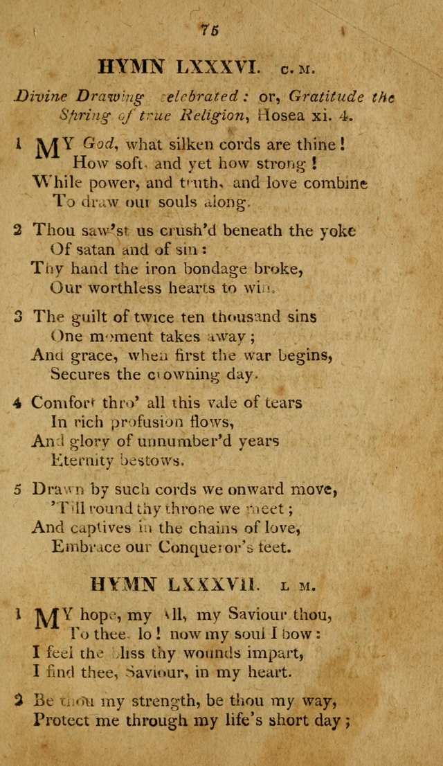 A Selection of Hymns, from Various Authors, Supplementary for the Use of Christians. 1st ed. page 80