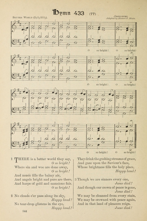 The Scottish Hymnal: (Appendix incorporated) with tunes for use in churches page 546