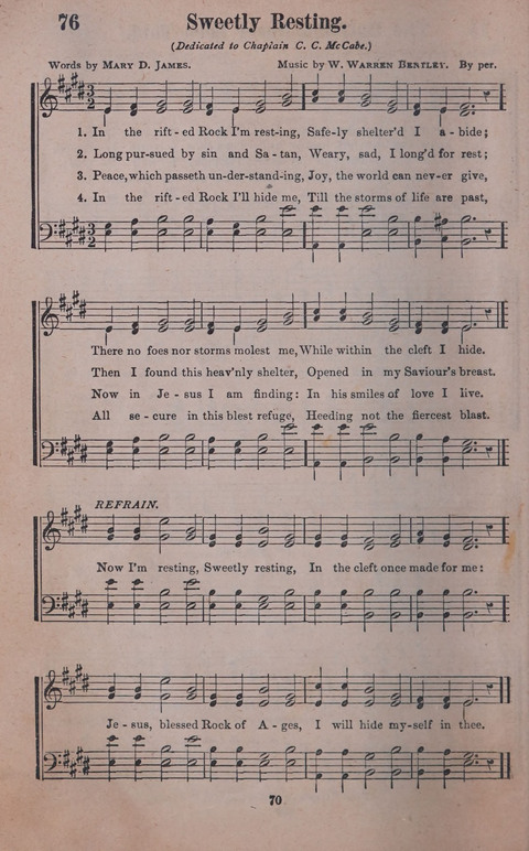 Songs of Joy and Gladness with Supplement page 70