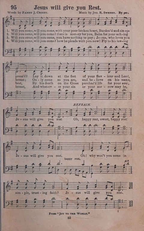Songs of Joy and Gladness with Supplement page 83