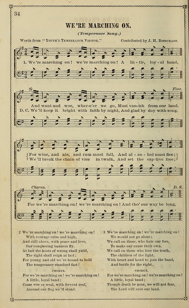 Sparkling Jewels for the Sunday School: a new collection of choice music page 34